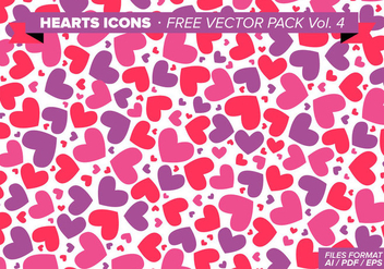 Heart Pattern Free Vector - vector gratuit #350649